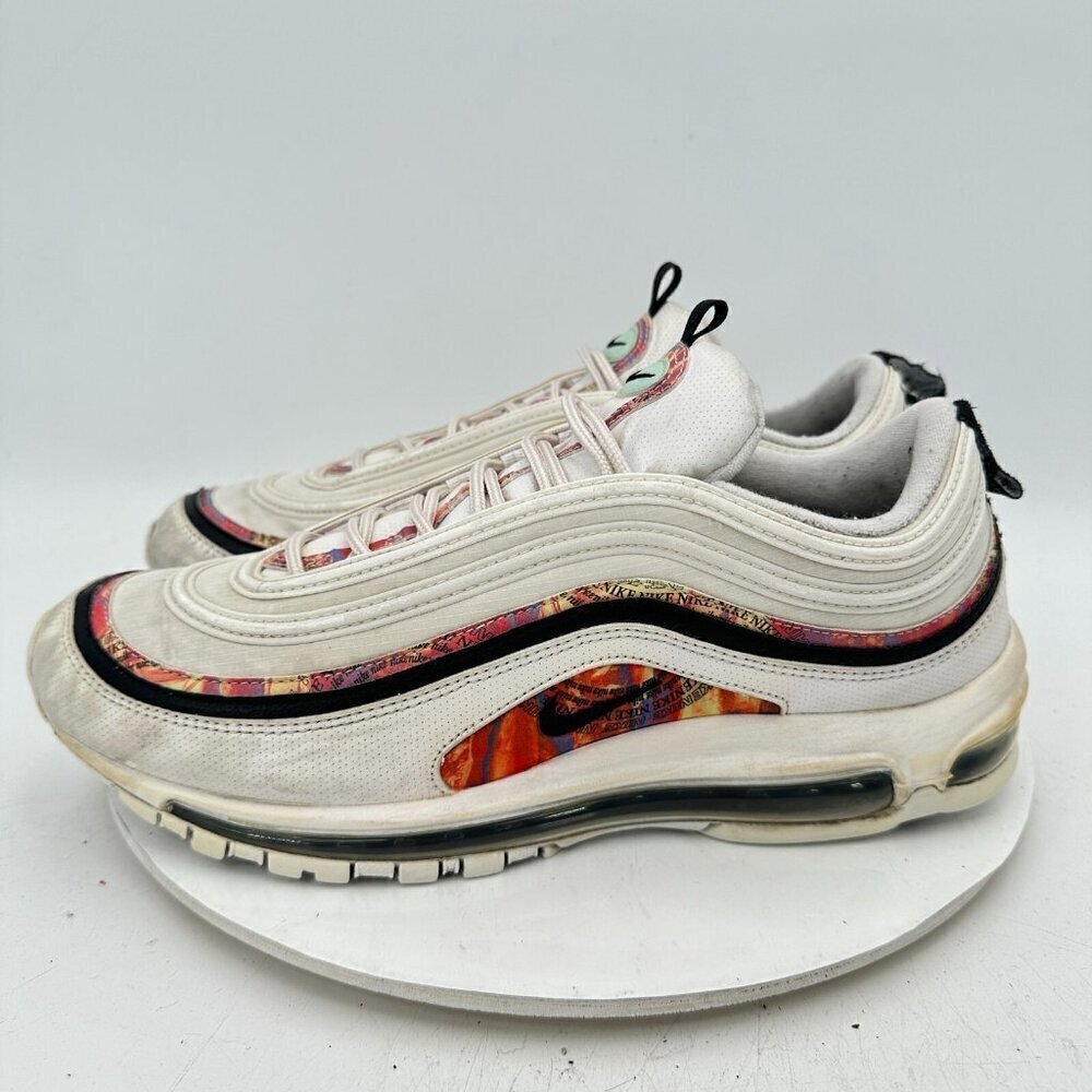 Nike Air Max 97 Vintage Mosaic Men Size 11.5 CU4731-100 White Multicolor Shoes